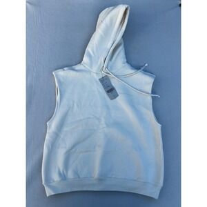Sweaty Betty London Sleeveless‎ Hoodie Vest Ivory White Athleisure Women's S